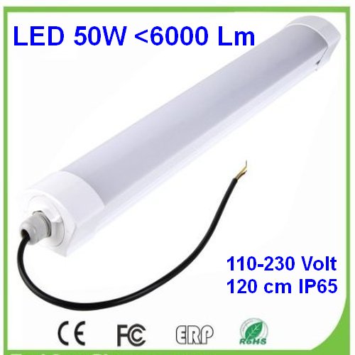 Plafoniera a LED doppia stagna IP65 da 50W 110-230 volt Plafoniera a LED doppia stagna IP65 da 50W 110-230 volt